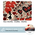 thumbnail image 2 of Valentine's Day Non-Slip Polyester Door Rug Chair Mat Kitchen Rugs, Machine Washable, 2 of 6