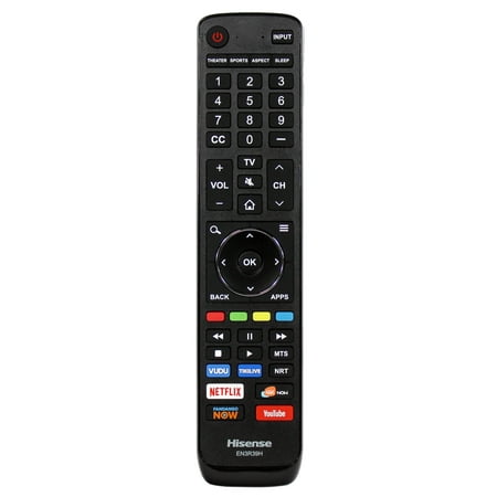 Genuine Hisense EN3R39H 4K UHD Smart TV Remote Control (USED) 49H6E / 60H6E / 49H6E1