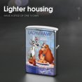 thumbnail image 4 of La dama y el vagabundo-theme Copper Metal Lighter Shell, Premium Replacement Refillable Lighter Case with Durable Metal Construction, Compatible with Zippo and Most Standard Lighter Models, 4 of 6