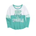 thumbnail image 1 of Sudadera Justice Girls Mensaje Positivo Verde 5, 1 of 2