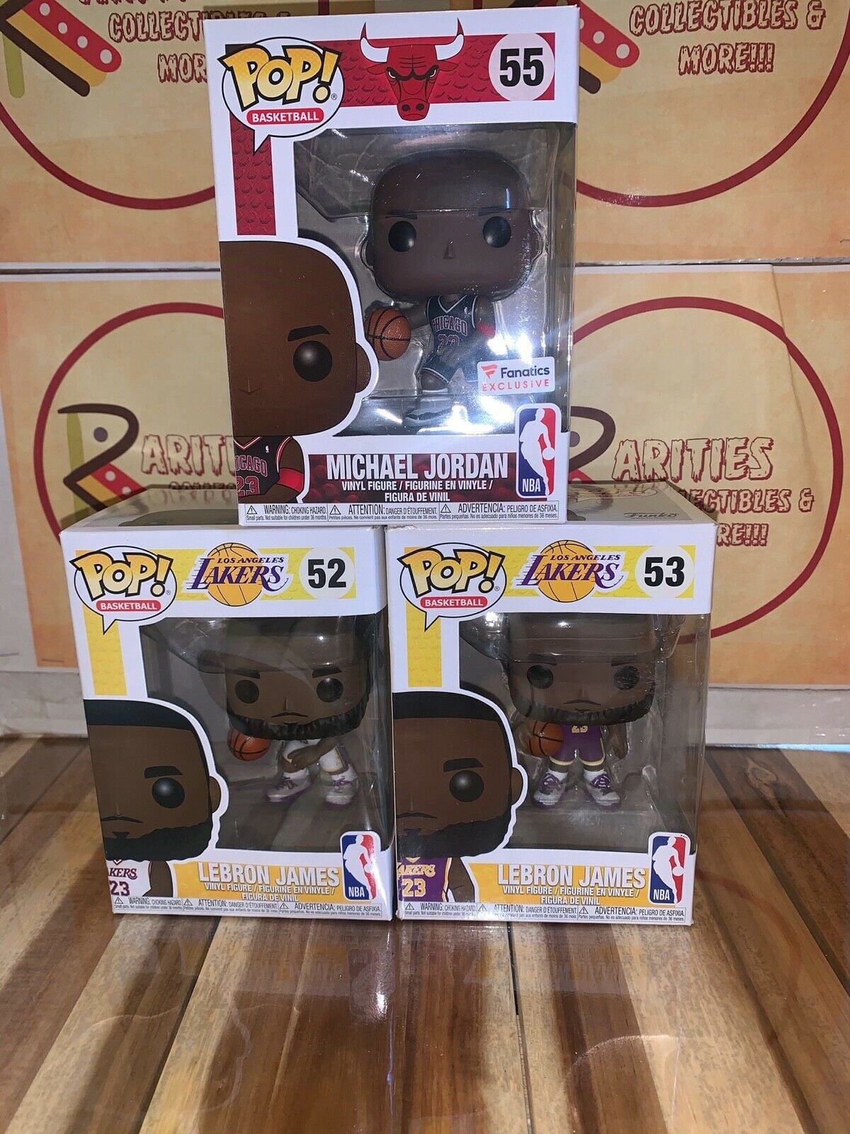 New Sealed FUNKO POP LEBRON JAMES FOOT LOCKER EXCLUSIVE 52 Yellow Jersey