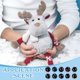 thumbnail image 5 of 30 pares de ojos de seguridad en forma de estrella de 18 mm para crochet, 10 colores, ojos de resina con purpurina 3D para manualidades, con arandelas, ojos de plástico para amigurumi., 5 of 9