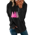 thumbnail image 4 of Womens Xmas Hoodies Sweatshirt Christmas Graphtic Blouses Tops Long Sleeve Pullover Sweater Blouses Holiday Party Casual Tops Comfy Fall Fashion Outfits Winter Clothes 2026, 4 of 6