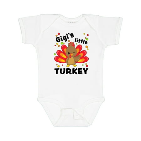 

Inktastic Gigi s Little Turkey Gift Baby Boy or Baby Girl Bodysuit