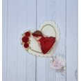 thumbnail image 3 of Gum Paste Heart and Red Roses Baby Girl Cake Topper, 3 of 4