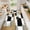 Black, variant on Kitchen Rugs Sets of 3, Non Slip Washable Kitchen Mats for Floor, Anti-Fatigue Runner Rug with Rubber Backing, Waterproof Kitchen Rug Set for Laundry, Floor, Office, Hallway