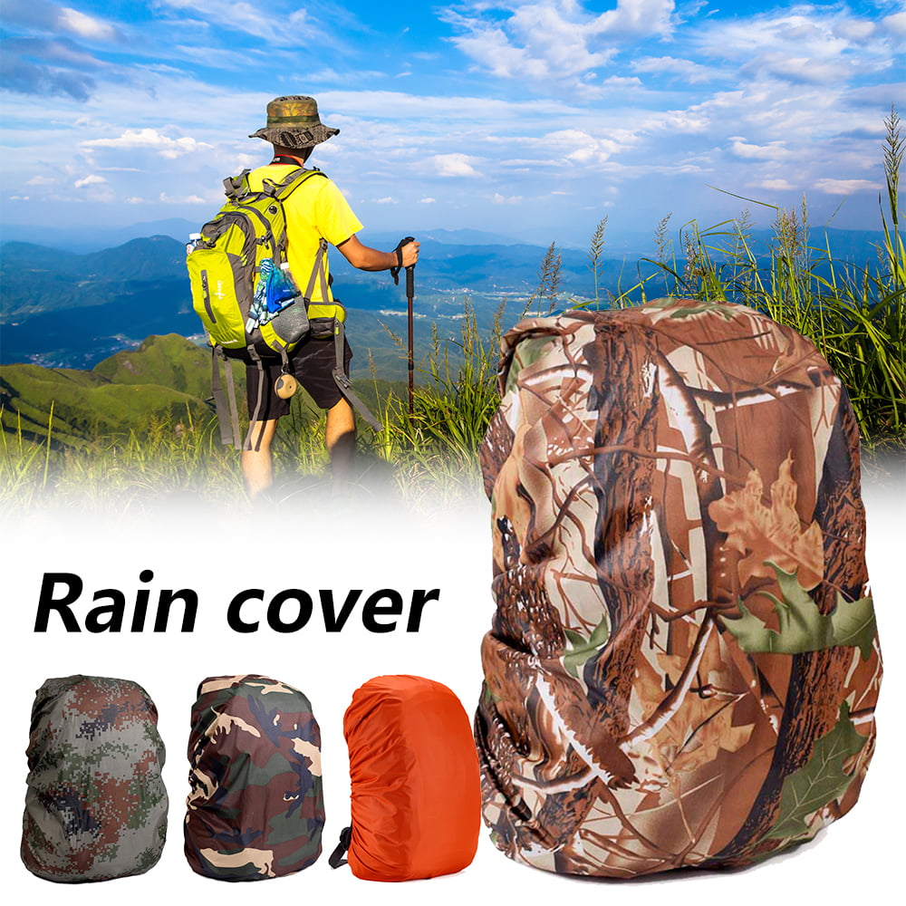 35L Waterproof Backpack Outdoor Dust Rain Cover Camping Hiking Resistant Army 