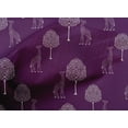 thumbnail image 4 of oneOone Cotton Cambric Fabric Tree & Giraffe Block Print Fabric BTY 56 Inch Wide, 4 of 4