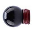 thumbnail image 4 of Esfera curativa de cuarzo negro natural, rara y atractiva, de 40 mm con soporte., 4 of 14