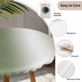 thumbnail image 5 of Sage Green White Ombre Round Fitted Tablecloth with Elastic Edge, Waterproof Table Cloth Table Cover for 45"-54" Tables, Abstract Art Modern Green Gradient Tablecloths for Dining Picnic Outdoor, 5 of 9