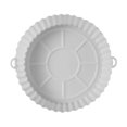 thumbnail image 1 of Olla reutilizable de silicona para freidora de aire, fácil de limpiar, bandeja para hornear, revestimiento redondo Ninja, plato para pizza, parrilla, alfombrilla, accesorios para freidora de aire,, 1 of 6