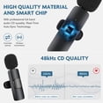 thumbnail image 5 of Wireless Lavalier Microphone - Compatible with The iPhone - No App Or Adapter Needed Lapel Mic for Recording  Live Stream Tiktok Interview, 5 of 10