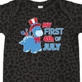 thumbnail image 4 of Inktastic My First 4th of July with Dinosaur Boys or Girls Baby Bodysuit, 4 of 5