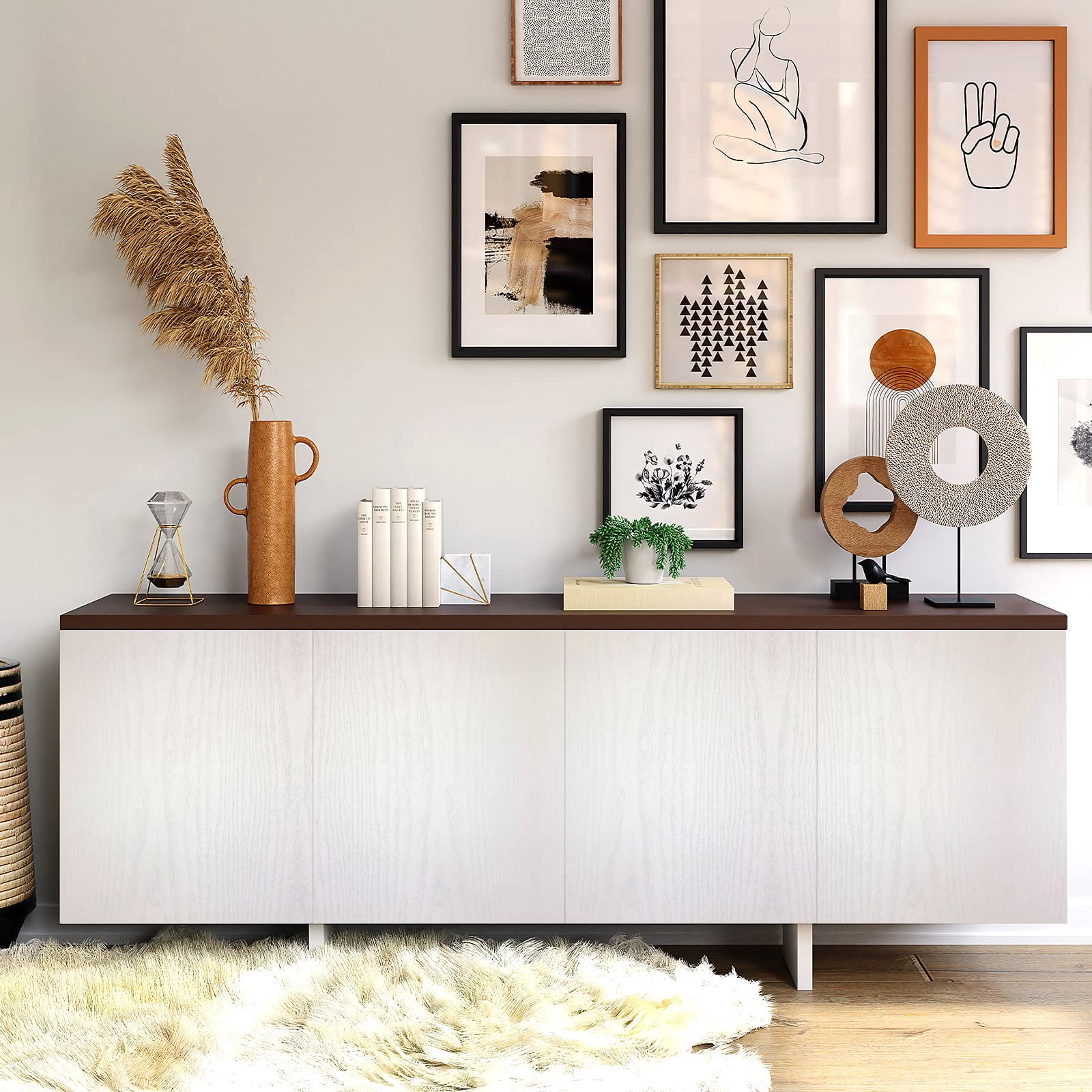 White Wood Grain Contact Paper 24 X 196 In  Self-adhesive Wallpaper Peel And Stick Removable Decorative Wall Covering Vinyl Film For Shelf Liner Furniture Kitchen Cabinet Countertop Drawer