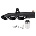 thumbnail image 2 of Tubo de escape Yctze Motocicleta Tres salidas Tubo de escape Punta del tubo de escape Reemplazo universal para YZF-R6 ANGGREK Otros, 2 of 8
