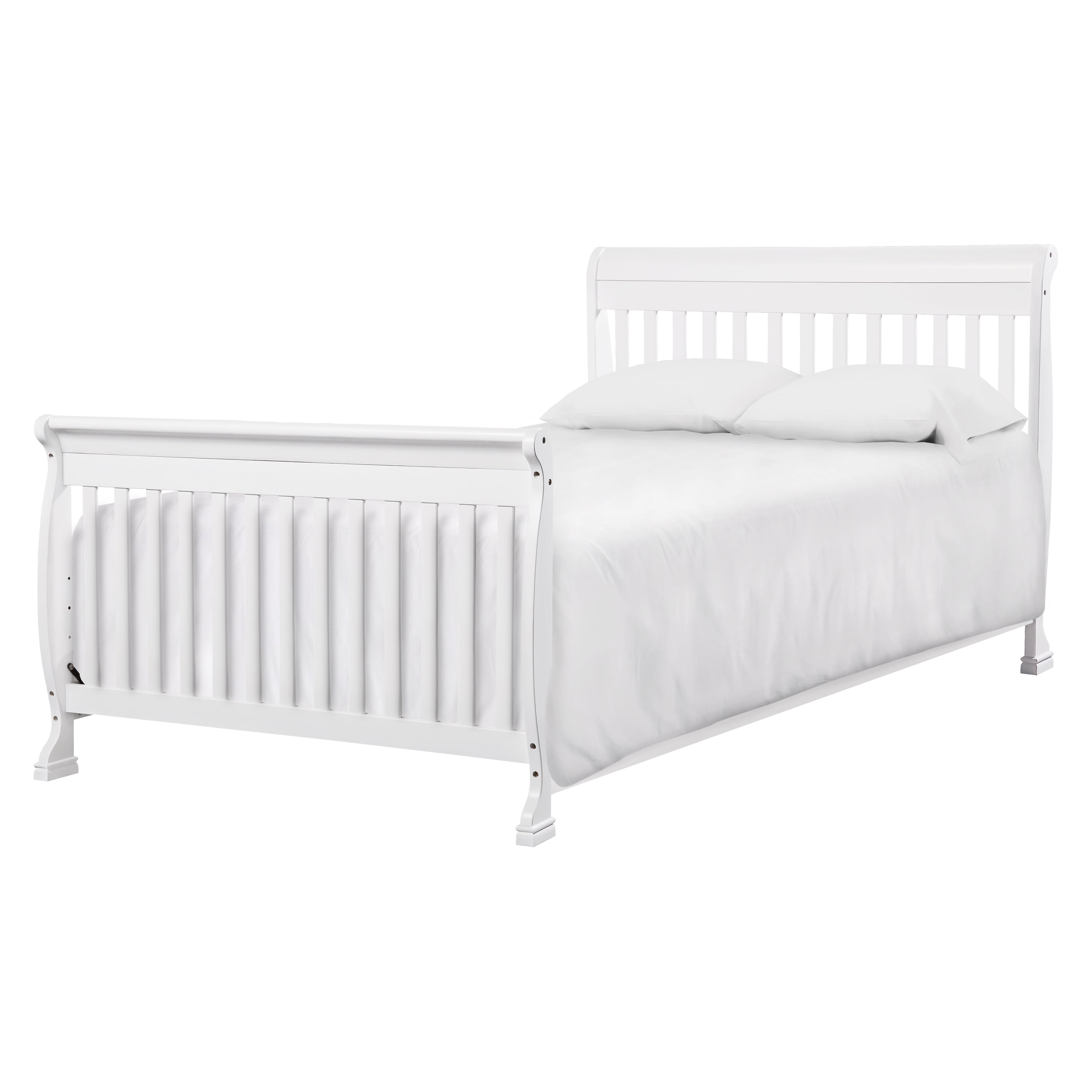 DaVinci Kalani 4-in-1 Convertible Crib in White Finish, Greenguard Gold Certified