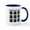 White/Navy Inside, variant on CafePress - Expressions Of A Ninja Mug - 11 oz Ceramic Mug - Novelty Coffee Tea Cup