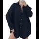 thumbnail image 2 of Vestido de Lentejuelas de Gran Tamaño para Mujer, Larga, Abotonado, para Playa, Verano 2025 Negro M, 2 of 6