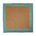 thumbnail image 3 of AYktou Mugwort Floss Cooling Rattan Chair Cushions, 16.5×16.5 Inch Summer Breathable Chair Mat Car Seat Cushion with Embroidered Edge Trimming, Non-Slip Comfortable Seat Pad for Dining Office Chairs, 3 of 7