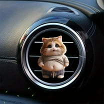 Car Air Vent Clip, Cute Aromatherapy Decor with Funny Design, Acrylic Vent Outlet Ornaments, Universal Fit Air Freshener Holder, Humorous Car Accessory for Auto Interior Styling
