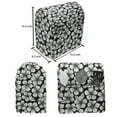 thumbnail image 4 of Cherry Blossom Stand Mixer Cover, Hand Drawn Hatched Lines Black and White Sakura Flowers Modern Nature, Kitchen Appliance Organizer Bag Cover with Pockets, 5 Quarts, Black and White, by Ambesonne, 4 of 4