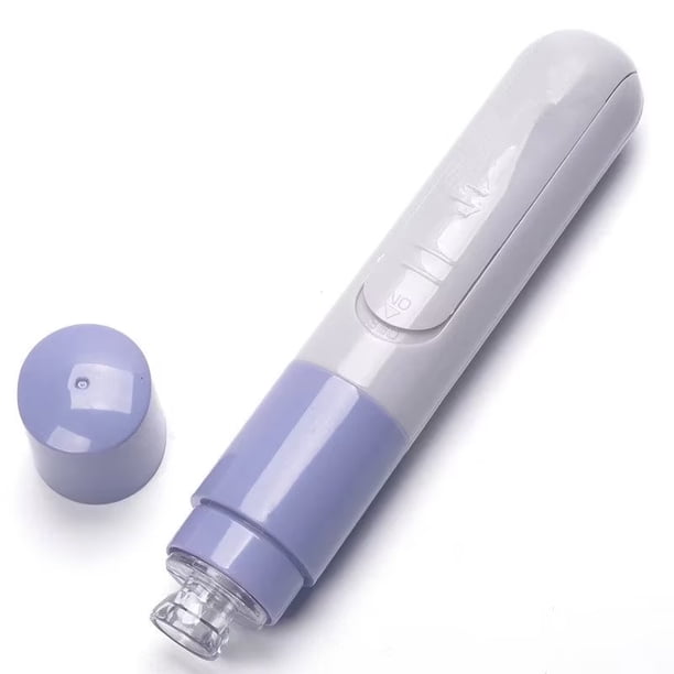 EX Cuidado de la piel facial Removedor de espinillas Limpiador de poros al vacío Limpiador de maquillaje Removedor de acné Extractor Máquina exfoliante Azul 1 pieza brillar Electrónica