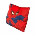 thumbnail image 2 of Spiderman Pillow 12x12 - Soft Plush Cushion for Kids' Bedroom or Playroom, 2 of 6