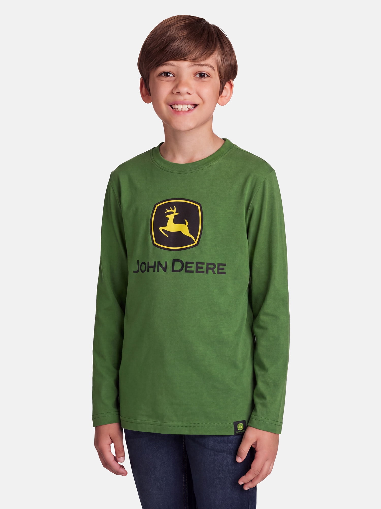 John Deere Boy's Long Sleeve Graphic T-Shirt, Sizes 4 - 18