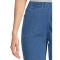 thumbnail image 6 of RealSize Women's 4 Pocket Stretch Pull On Bootcut Jeans, Sizes S-XXL, Available in Petite, 6 of 7