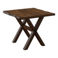 thumbnail image 4 of Furniture of America Bradden Transitional Solid Wood End Table in Walnut, 4 of 7