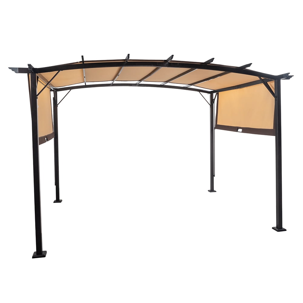 Aimee Lii 141"x111" Canopy Tent Awnings for Decks, Backyard Canopy Gazebo, Awnings for Patio Waterproof