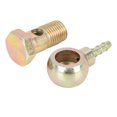 thumbnail image 4 of 2 Sets 14mm Banjo Hose Barb Bolt Fittings Banjo Bolt Washer Bronze Tone for Motorcycle Car, 4 of 5