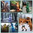 thumbnail image 5 of Disfraces inflables de dinosaurio T-Rex para adultos y niños, disfraz de mascota de Purim, Halloween, Navidad, fiesta de Anime, disfraces de Cosplay, trajes elegantes, 5 of 5
