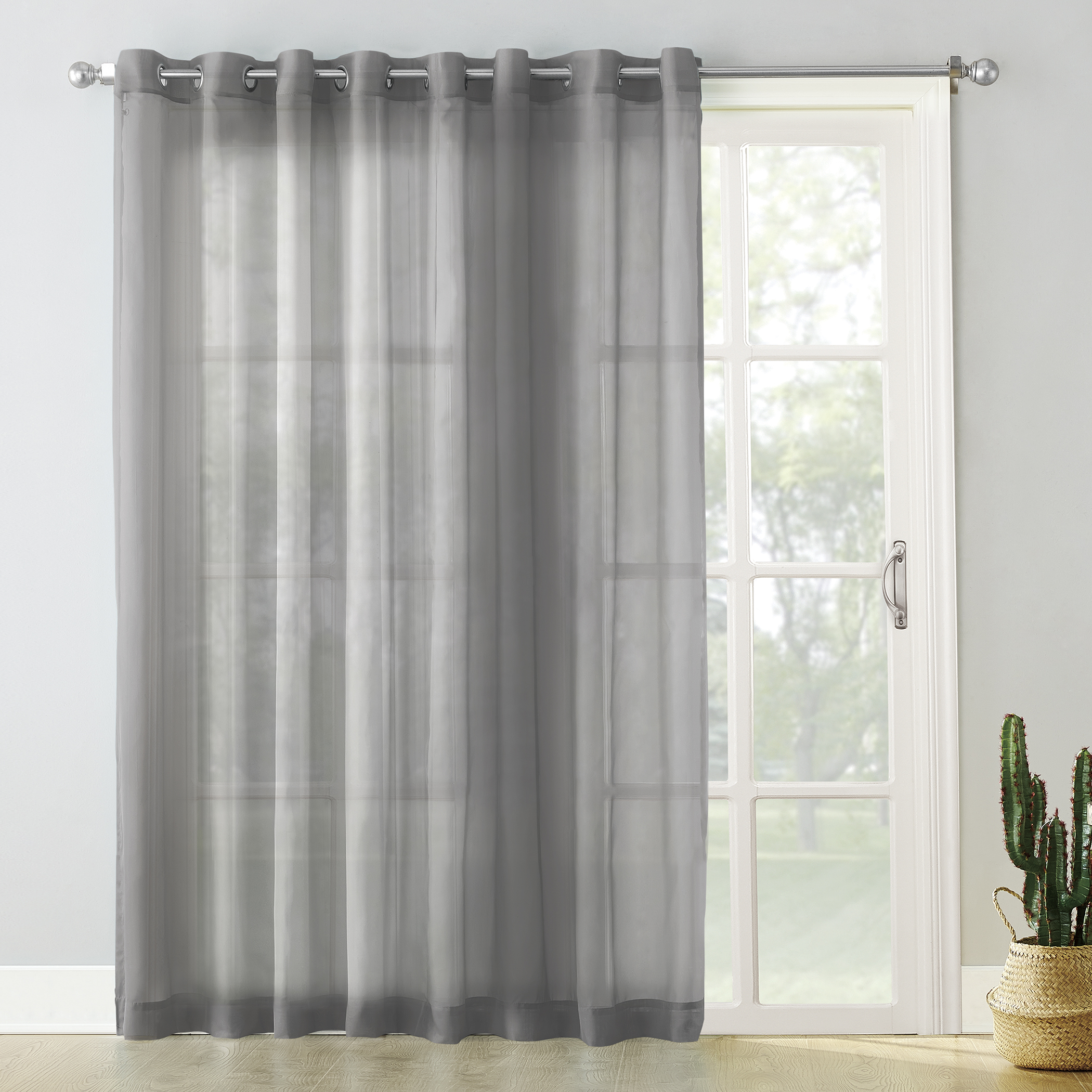 No. 918 Emily ExtraWide Sheer Voile Sliding Door Patio Curtain Panel