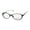 black / white, variant on NEW LIGHTEC 7039L WOMENS/LADIES DESIGNER FULL-RIM BLACK / WHITE FRAME DEMO LENSES 50-15-135 FLEXIBLE HINGES EYEGLASSES/EYE GLASSES