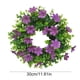 thumbnail image 3 of Corona de flores artificiales de eucalipto para la puerta principal, decoración de primavera con follaje verde para la puerta, corona floral artificial de plástico para interiores y, 3 of 6