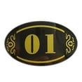 thumbnail image 2 of (Pack of 20) Aspire Acrylic Round Numbers Sign, Number Tag, Self-Adhesive, 2.35" Diameter, 2 of 8