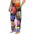 thumbnail image 6 of Naloa Easter Eggs1 Pajama Pants Men, PJ Bottoms, Sleep & Lounge Pants-Small, 6 of 6