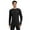 Black, variant on Men's 100% Merino Wool Base Layer Tops Lightweight Long Sleeve Active Base Layer