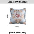 thumbnail image 2 of Sofa pillow cushion cover living room rectangular luxury retro pillowcase for living room hotel club - style1, 2 of 5