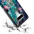 thumbnail image 5 of LG K51 Case, Rosebono Slim Hybrid Dual Layer Shockproof Hard Cover Graphic Fashion Cute Colorful Silicone Skin Cover Armor Case for LG K51 (Galaxy Mandala), 5 of 5