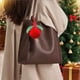 thumbnail image 1 of Adornos navideños, regalos navideños, llavero de imitación de caqui pequeño para coche, colgante de bola, adorno para mochila escolar, regalo de Navidad, llavero de peluche., 1 of 6
