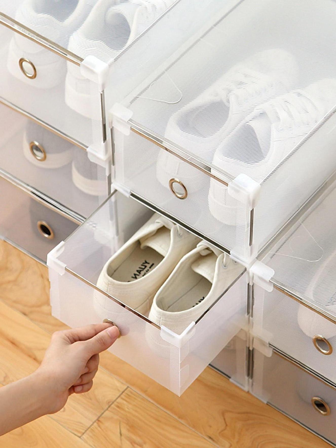 1pc Clear Shoes Storage Box