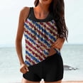 thumbnail image 2 of Tankini Swimsuits for Women Two Piece 2026 Modest Tummy Control Bathing Suits with Board Shorts Swimwear, 2 of 5