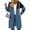 Blue_DB29, variant on Long Zip Up Hoodies for Women Double Zipper Jacket Tunic Sweatshirts Fall Winter Fashion Clothes with Pockets Army Green S