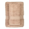 thumbnail image 2 of Ninety Six Zero Twist Linen 3 Pieces Towel Set with 1 Bath Towel and 2 Hand Towels, 2 of 6
