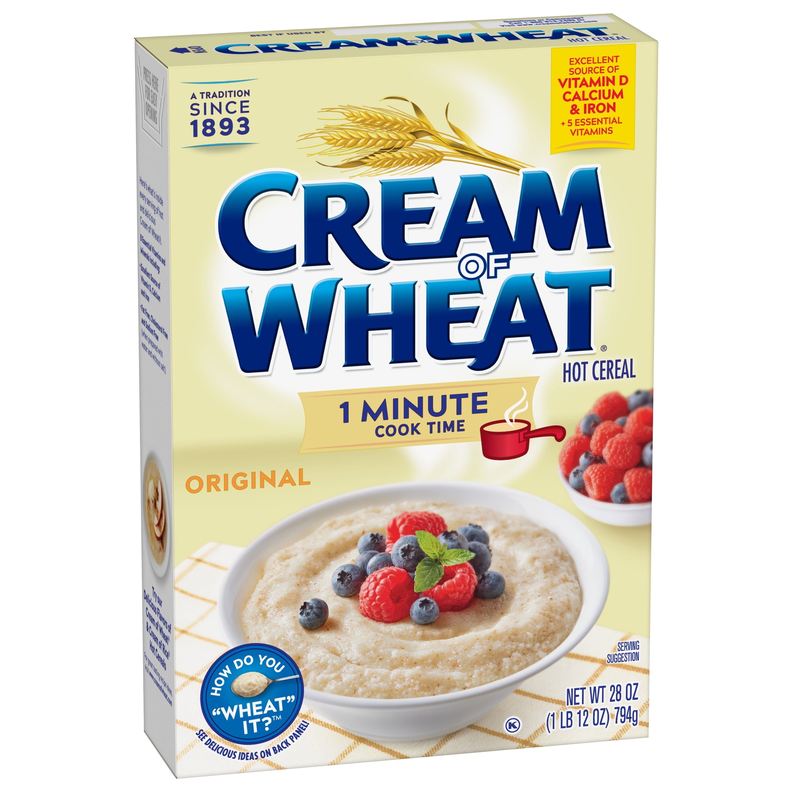 Cream of Wheat Original Instant Hot Cereal, 6 ct / 1 oz - Foods Co.
