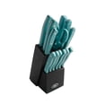 thumbnail image 1 of Cuchillos Oster Evansville set de 14 piezas con block de madera, 1 of 4