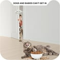 thumbnail image 2 of 3 Pcs Cat Door Holder Latch, Flex Latch Cat Door Stopper with Adjustable Strap 2.5-6" Wide, Alternative Fast Latch Strap Let Cats in and Keeps Dogs Out of Litter & Food and Safe Baby Proof (White), 2 of 7