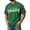Green, variant on WAYUTE Men's Halloween Pumpkin Funny Print Short Sleeve T Shirts Casual Crewneck Loose Comfort T-Shirts for Man,M